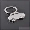 Chave do carro anel de metal vintage em forma de veículo chaveiro chaveiro keyfob pingente decoração presente criativo gota entrega celulares motocicletas dh2p8