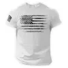 Mens t Shirts American Usa Flag T-shirts Print Men Women Fashion Short Sleeve Cotton Shirt Streetwear Harajuku Unisex Tees Tops Clothing