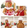 Christmas Decorations Gingerbread Man Chef Plush Doll Tree Decoration Year Childrens Gift Home 2024 231121