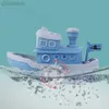 お風呂のおもちゃの赤ちゃんかわいい漫画船ボート時計仕掛け子供たちのための水泳ビーチゲーム