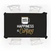 Tischdeckenschutz Happy Coffee Cover Camper Navy Wasserdicht Picknick Schwarze Decke Beige Anti-Fleck Esstischdecke Love Desk