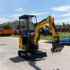 Mini backhoe traktör tarımsal yükleyici çok fonksiyonlu küçük ekskavatör çekilebilir kazıcı