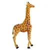 Poupées en peluche énormes jouets de girafe de la vie réelle, animal en peluche mignon, modèle de simulation douce, cadeau d'anniversaire de haute qualité, décoration de chambre d'enfant 231121