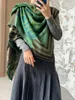 الأوشحة Carre en Carres Double Side Wool Wool Darf 135cm Hems Rolling Rolling Designer Shawl Shawl Pashmina Winter AB