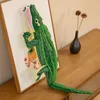 Hot Real Life CrocodilePlush Toy fylld djur realistiska alligator Plushie Dolls Ceative Soft Pillow for Children Xmas Gifts