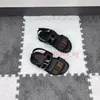 Summer Kid Sandals Brand Designer Devil Sticker Flat Slippers Boy Girls Baby Walkers Beach Sandals Flip Flops