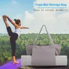 Sacs de plein air tapis de Yoga exercice Fitness sac à main Oxford Pilates femmes voyage épaule léger sport poche de rangement