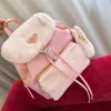 Kadın Tasarımcı Bulanık Sırt Çantası Arka Paket Fermuar Sırt Çantaları POUCH KIŞ FLAP Schoolbag Ladies Mini Toates Çanak Çantası Moda Palmiye Sırfı