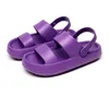 Sandalen mannen zomer dikke slippers jelly schoenen paar plat chunky