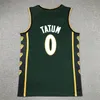 0 Jayson Tatum 7 Jaylen Brown Basketball Jersey 4 Jrue Holiday Boston Rétro Larry Bird Kevin Garnett Celtics Paul Pierce 2023 2024 City Jerseys Chemise rétro Hommes