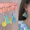 Dangle Earrings 925 Silver Needle Colorful Balloon Ball Drop For Women Jewelry 2023 Trending Grape Summer Candy Women's 2Z40