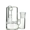 4 tums glas aska catcher för 18mm 14mm fogglasbongs frit perc glas ashcatcher klar färg cirka 190 g aska-p902 ash-p903 12 ll