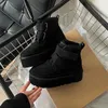Winter new warm women's thick-soled boots real sheepskin wool warm women's elevated shoes thick-soled luxury snow boots