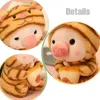 Plüschpuppen 1pc 25cm Cosplay Unciorn Frog Tiger Bunny Boab Tea dh Pink Pig Toy Girl Kuscheliges Baby Appease Doll Geburtstagsgeschenk 230421