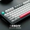 Tangentbord KBDIY GMK KeyCap Dye-Sub PBT KeyCap GMK 9009 Modern Dolch-Light Retro Cherry Profile ISO KeyCaps för anpassade mekaniska tangentbord Q231121