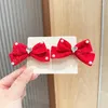 Hårtillbehör Crown Princess Children's Clip Bowknot Girls '3D Red Jewelry Headwear