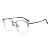 Lunettes De Soleil Montures Ovales Métal Cerclées Leoptique 26059 Clair Et Gris