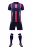 Bambini Maglie da calcio per adulti Ragazzi e ragazze Abbigliamento da calcio Set da calcio giovanile Completo da allenamento in jersey con calzini + Parastinchi 005