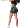 Yoga outfit nvgtn camo sömlösa shorts T230421