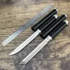 Camping Black Stick Fixed Blade Knife Tactical Fighting Combat Militry Club Knife Outdoor Knife for Men 5.75 Inch Long Sharp Blade Bowie Knife Weapons 940 9400 537 5370