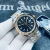 NOUVELLES montres mécaniques automatiques hommes grande loupe 41mm en acier inoxydable saphir montres pour hommes montres-bracelets étanches Luminou267N