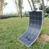 Laddare solpaneler 400 watt flexibel vattentät monokristallin cellpanelpaket för camping hembil utanför nät 12 volt system 231120