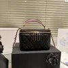 Cross Body Crossbody bag shoulder bag designer luxury mini portable box cosmetic mouth red envelope sheepskin black ladies fashion purse enamel handle chain