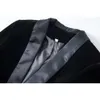 Costumes de survêtement pour hommes et femmes, blazer, manteau, élégant, couleur unie, veste de costume, Slim, velours doré