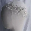 Moda colore argento pettine per capelli da sposa vite fiore foglia copricapo da sposa accessori per capelli fatti a mano da donna