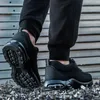 Защитная обувь Рабочая защитная обувь на воздушной подушке для мужчин и женщин Дышащие рабочие кроссовки Обувь со стальным носком Защитная обувь от проколов 231120