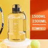 Mugs Water Bottle Drinkware Large Portable Sport Fitness Bottles 2 Liter Time Scale High Quality Healthy Cup Free Shipping Items Z0420