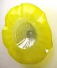 Wall Lamp Yellow Art Glass Plates Custom Size Style Villa House Decor Murano