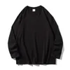 Men's T Shirts Shoulder T-Shirt Solid Round Casual Blouse Neck Pullover Tops Men's Sleeve Off Black Long Undershirt Men