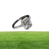Ręcznie robione szmaragd Cut 2CT Lab Diamond Ring 925 Srebrny Srebrny zaręczyny Pierścienie dla kobiet dla kobiet Bridal Fine Party Jewelry 207364392