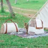 Porte-chats VOOCOO sac à bandoulière de luxe pour animaux de compagnie avec grands sacs à dos de voyage en plein air pour chats