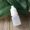 2ML Empty Plastic Squeezable Dropper Bottle with Plug Refillable Portable Liquid Container with Screw Cap Qqfnf