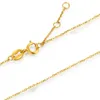 Anklets Nymph Genuine 18K Gold Anklet Pure AU750 여성용 고급 선물 J500 231121을위한 옐로우 흰색 장미 금 미세 보석