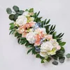 装飾的な花70cm結婚式の装飾のためのdiy花の列