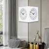 Zegary ścienne Niezwykłe drewniane wystrój domu salon minimalistyczny duży cyfrowy zegar cichy kwadrat Orologio da Parete Modern Design