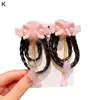 Acessórios de cabelo Brilhante Estilo Chinês Borla Bola de Pelúcia Grampos Festivos Po Adereços para Meninas Clipes Anti-Slip