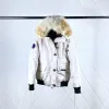 GOOSE Down Jacket 02 Expedption Wom's and M's 08s Wolf Fur Collar Medium Lgth Winter New Canadian Style Overcame Clothes Épais High-d White Duck Downs