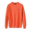 Typischer Herrenpullover, Orange, Rot, Markenpullover, lässig, klassisch, Buchstaben, verschiedene Stile, Designer, bequemes Oberteil