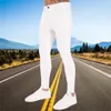 Jeans pour hommes Wihte Hommes Taille élastique Skinny 2023 Stretch Ripped Denim Pantalon Streetwear Summer Mens Haute Qualité Joggers Pantalon