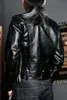 Herrläder faux år. Japansk äkta läderjacka.classic Moto Rider J31 Tea Core HorseHide Coat.Luxury Brand Tyg 231121