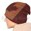 Berets Canada Flag Lumberjack Beanies Knit Hat Hip Hop Canadian With A Log Drivers Waltz Theme To It