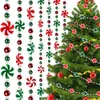 Christmas Decorations 24m Tree Acrylic Candy Beads Decorative Chain Pendant Hanging Party Discount 231121