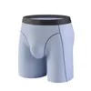 Underbyxor Herrkläder Ice Silk Extended Sports Wear Pants Antibacterial Seamless Plus Size Boxer Briefs