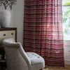 Kurtyna Lichee vintage okno zaciemniająca bohemian w stylu cienia zasłony do salonu sypialnia drape