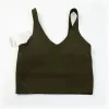 23 Completo da yoga lu-20 Tipo U Back Align Canotte Abbigliamento da palestra Donna Casual Running Nude Stretto Reggiseno sportivo Fitness Bella biancheria intima Gilet Shi