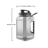 Mugs 2 4L Water Bottle Sports Kettle Fitness Leakproof Cup with Dual Handle Z0420